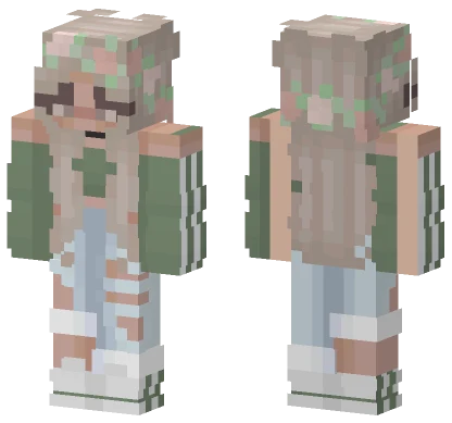 Spring Blossom Girl Minecraft skin