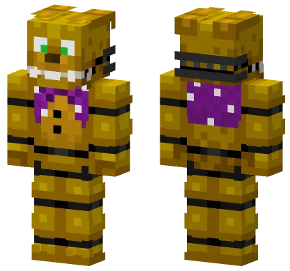 Spring Bonnie 420 Minecraft skin