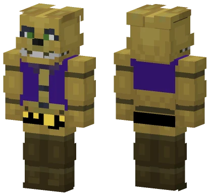 Spring Bonnie With Vest Minecraft skin