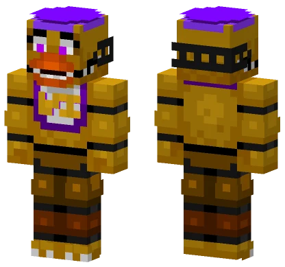 Spring Chica With Hat Minecraft skin