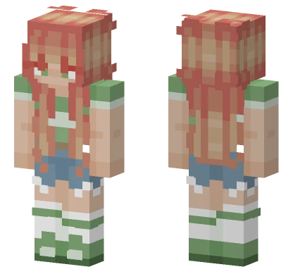 Spring In Her Step Minecraft skin