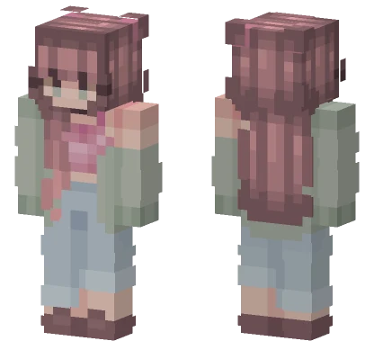 Spring Onion Girl Minecraft skin