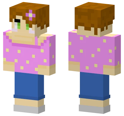 Spring Time Girl Minecraft skin