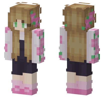Springtime Girl Minecraft skin