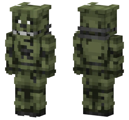 Springtrap Minecraft skin