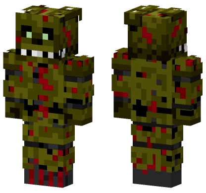Springtrap Armour Endo Minecraft skin