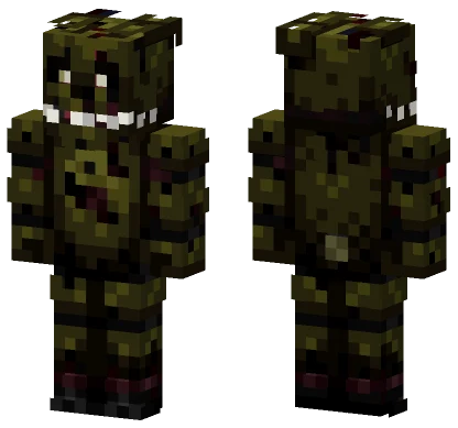 Springtrap Minecraft skin