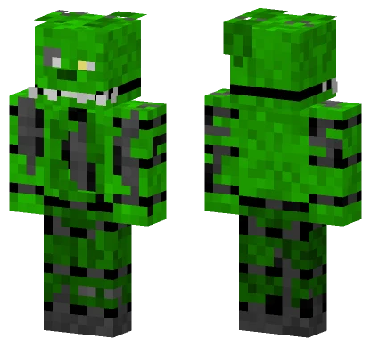 Springtrap Green Skin Minecraft skin