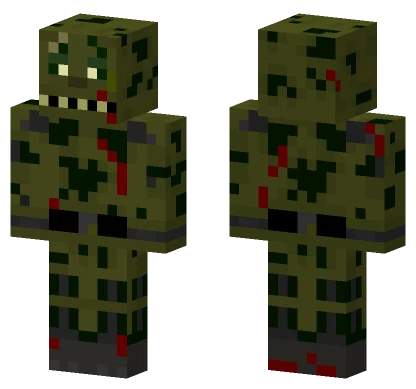 Springtrap Monster Minecraft skin