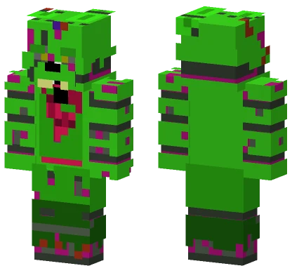 Springtrap V2 Minecraft skin