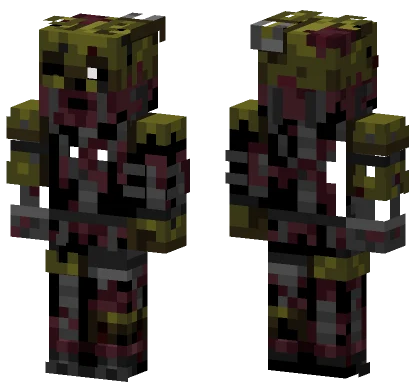 Springtrap WIP Minecraft skin