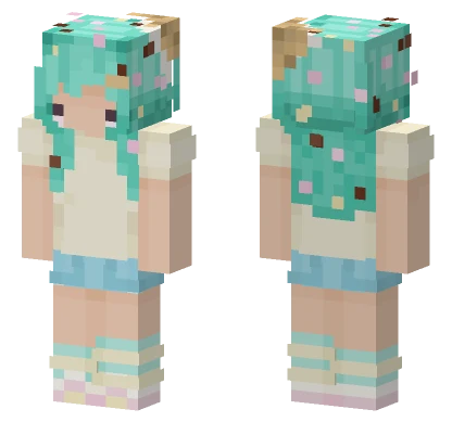 Sprinkle Girl Minecraft skin