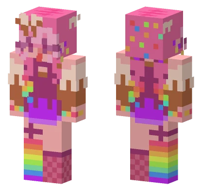 Sprinkles Birthday Collab Minecraft skin