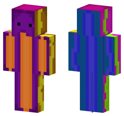 Spuaretiger1713 Colorful Skin Minecraft skin