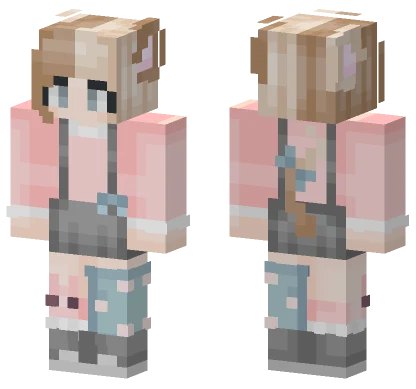 Squeak Easter Girl Minecraft skin
