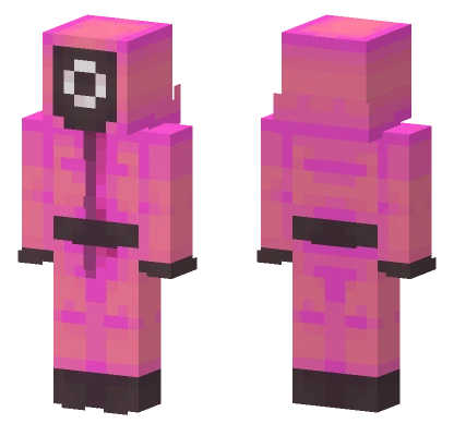 Squid Game Circle Guard Minecraft skin