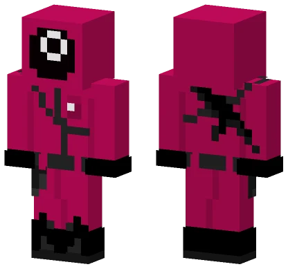Squid Game Guard Minecraft skin