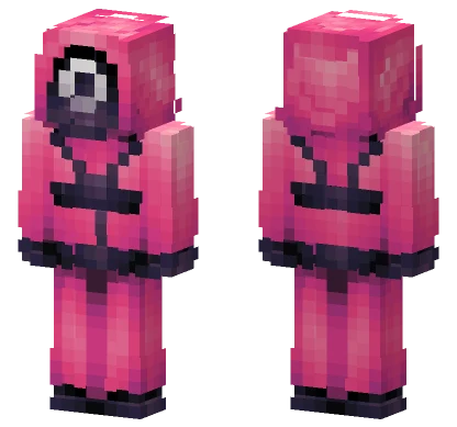 Squid Game Guard Minecraft skin