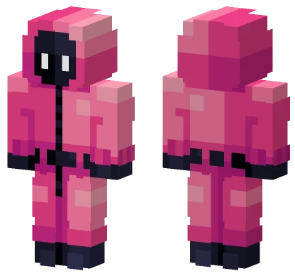 Squid Game Guard Mr Box Minecraft skin