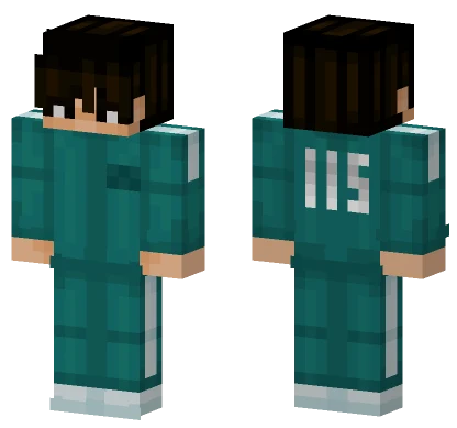 Squid Game Player 115 Minecraft skin