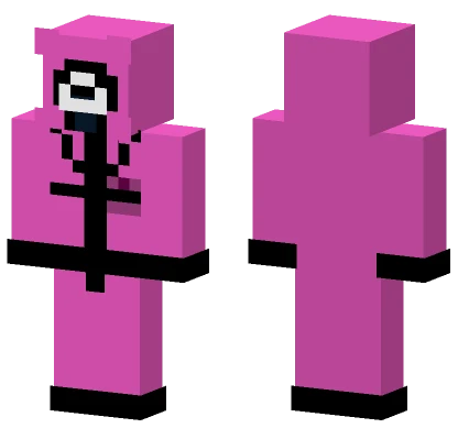 Squid Game Triangl Guard Minecraft skin