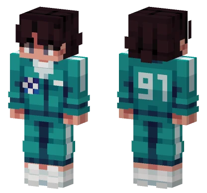Squid Games Player O Minecraft skin
