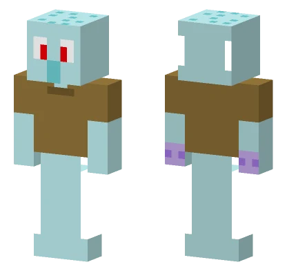 Squidward Tentacles Minecraft skin