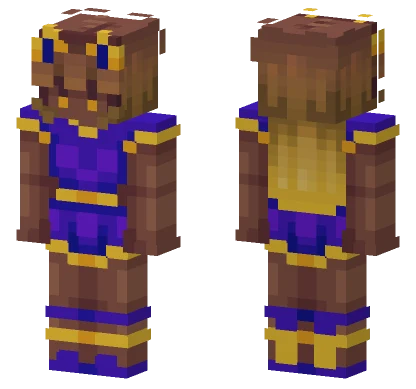 Squirrel Pharaoh Minecraft skin