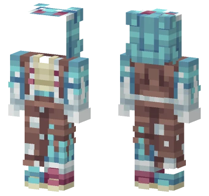 Squirtle Space Suit Minecraft skin