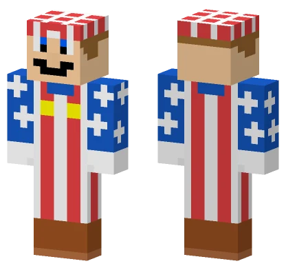 SSBU Mario Alt 2 Minecraft skin
