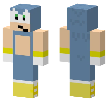 SSBU Sonic Alt 6 Minecraft skin