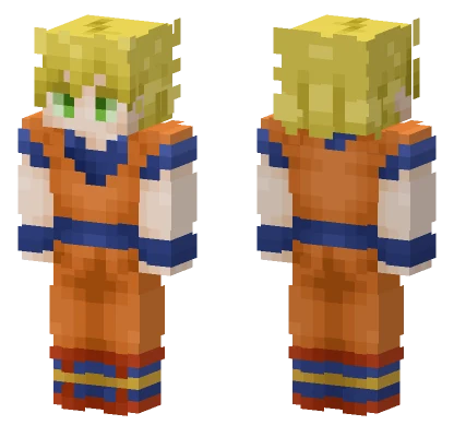 SSJ Goku Minecraft skin