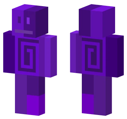 Stained Purple Minecraft skin