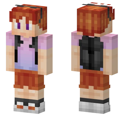 Stand On The Edge Of The World With Me Minecraft skin
