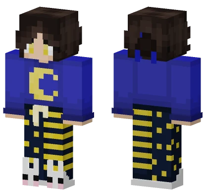 Star and Moon Pajamas Minecraft skin
