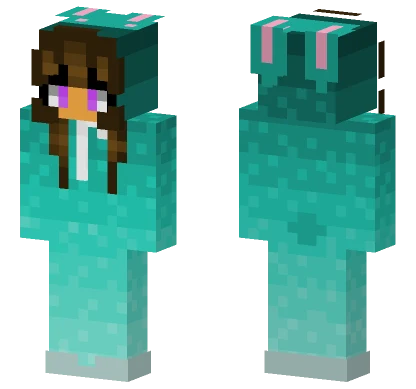 Star Bunny Onesie Minecraft skin