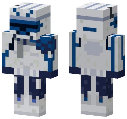 Star Wars Hedgehog Captain Rex Minecraft skin