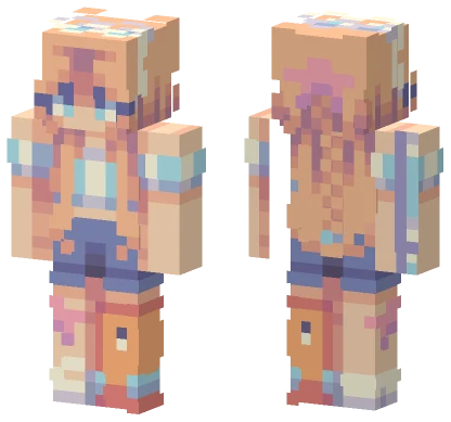 Starfish Girl Minecraft skin