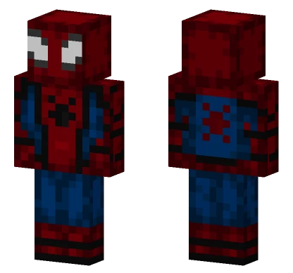 Stark Suit Spiderman Minecraft skin