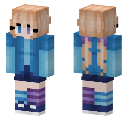 Starla Blue Outfit Minecraft skin