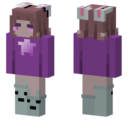 Starlight Bunny Minecraft skin