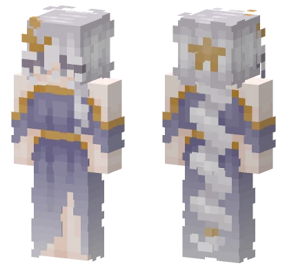 Starlight Night Sky Girl Minecraft skin