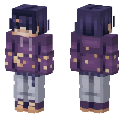 Starry Night Boy Minecraft skin