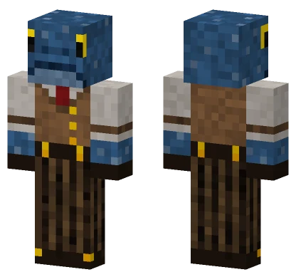 Steampunk Amphibian Minecraft skin