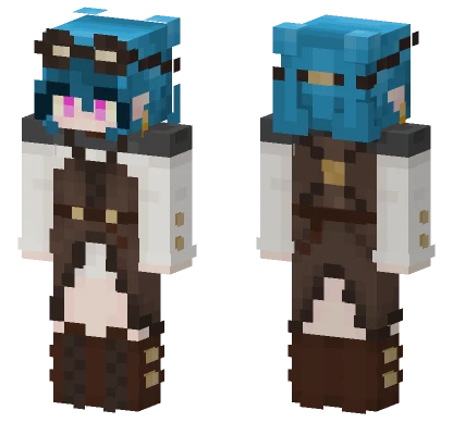 Steampunk Girl Minecraft skin
