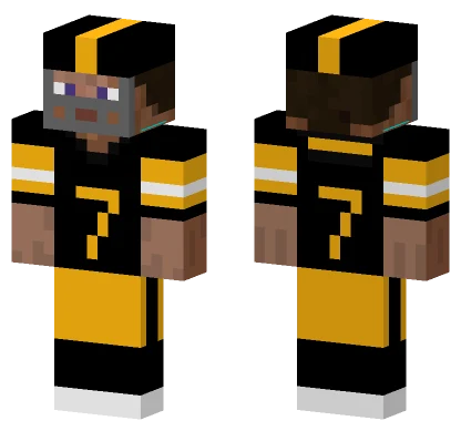 Steelers Color Jersey Minecraft skin