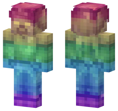 Stellar Rainbow Minecraft skin