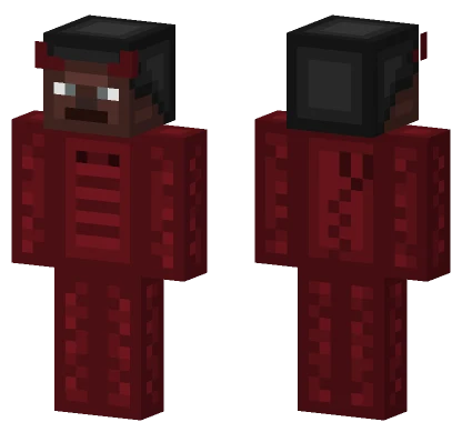 Steve Brown Of Devil Minecraft skin