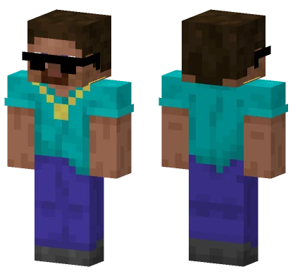 Steve The Aura Minecraft skin