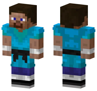 Steve With Dogi Minecraft skin